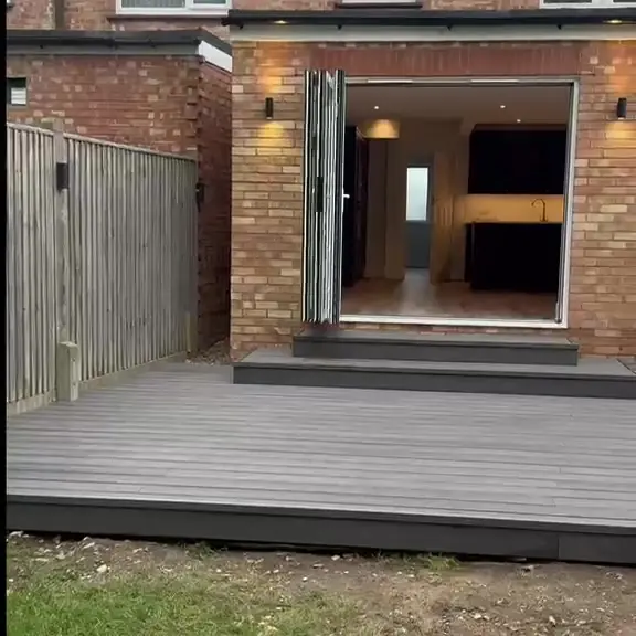 Video tour of a rear extension, new kitchen and garden